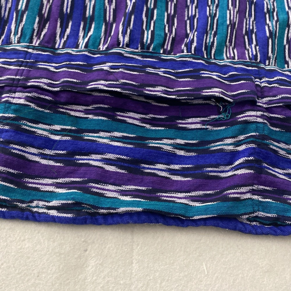 Vintage Mimbres Man Cycling Shirt - Men's XXL Cotton Tribal Stripe Southwest USA - Picture 6 of 11